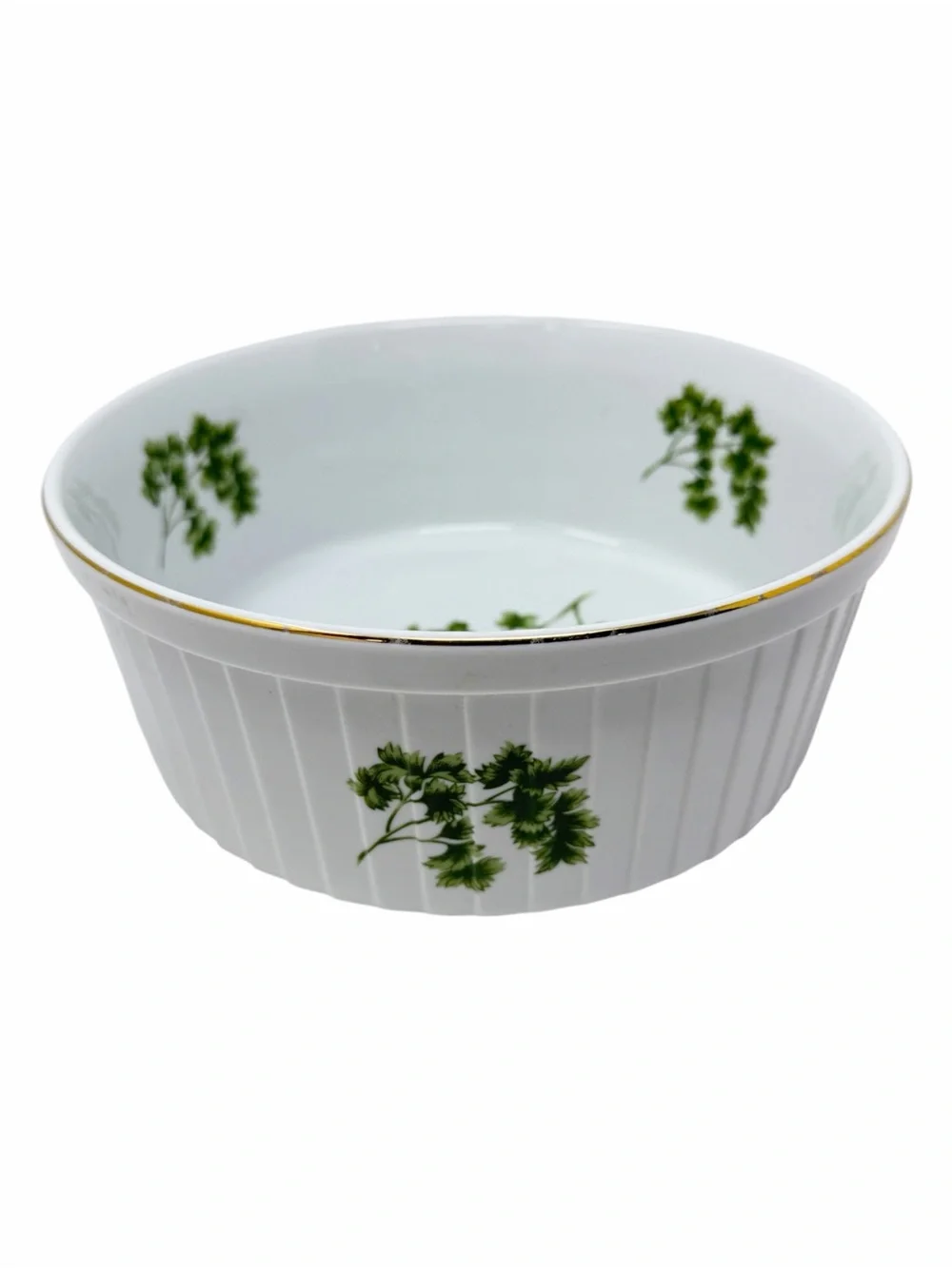 Andrea By Sadek Parsley Oven to Table Baking Dish Cookware 7532 Gold Accent